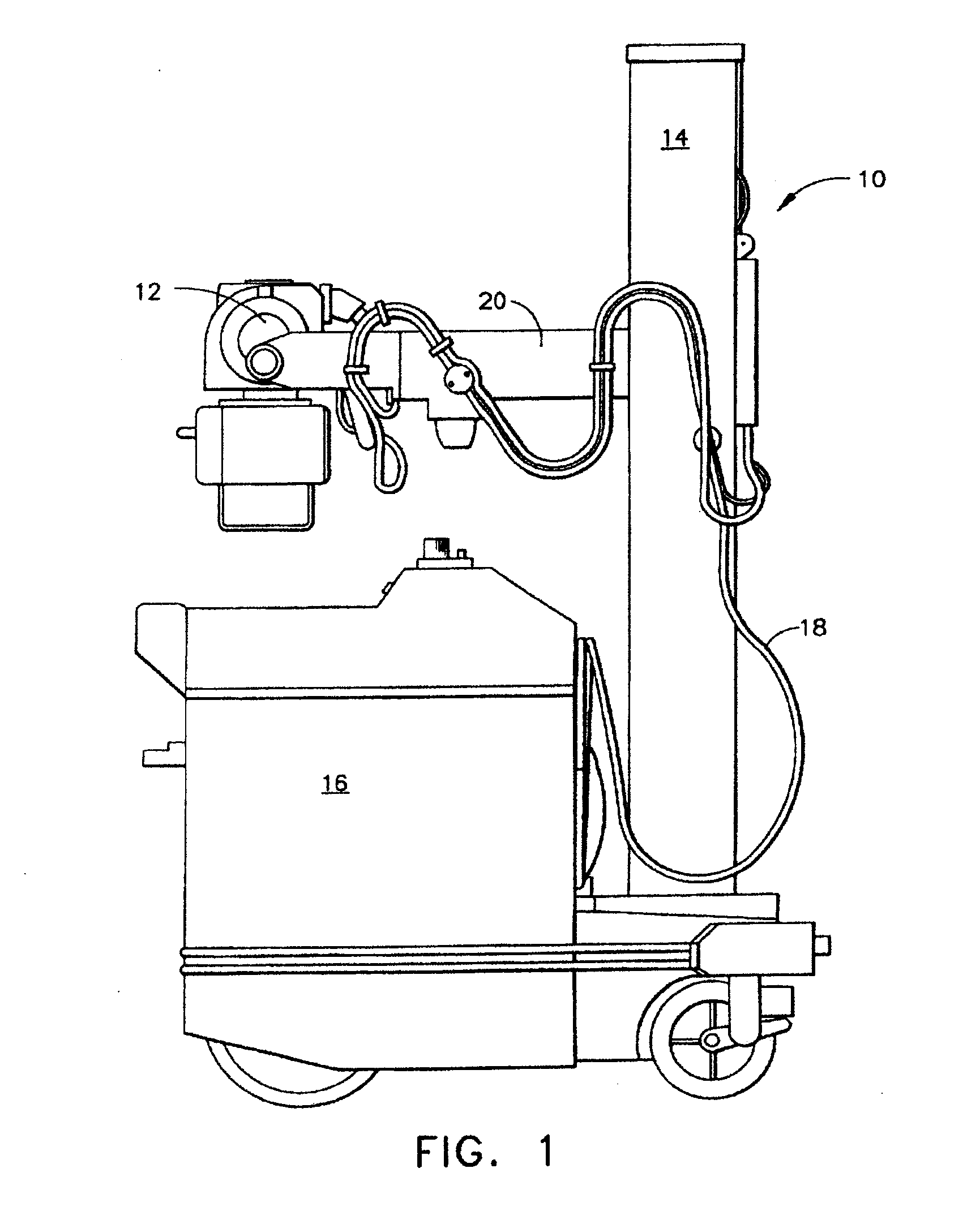 X-ray detector with impact absorbing cover