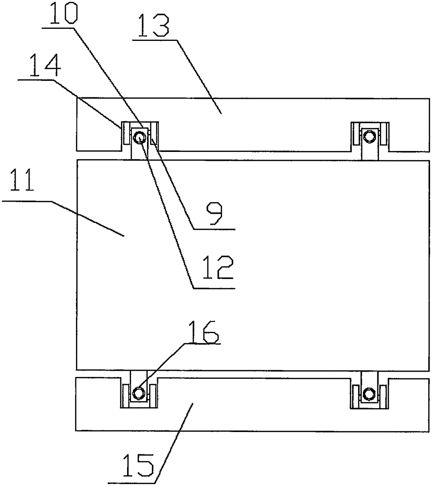 Library bookshelf of novel improved structure