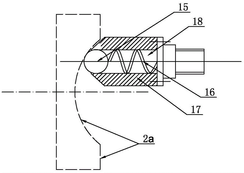 Triangular door steel waterproof curved surface processing device