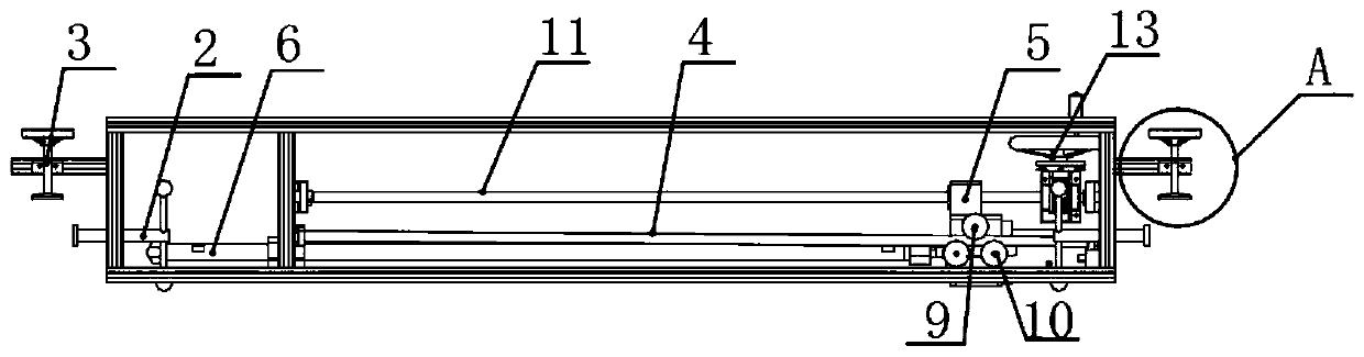 Ballastless track base plate post-cast strip breaking device, system and method