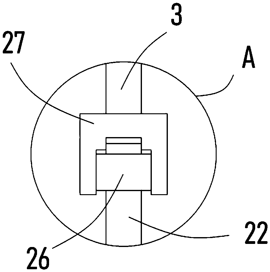 Efficient crushing device for aniseed processing