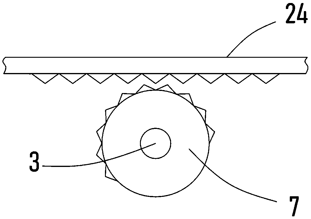 Efficient crushing device for aniseed processing