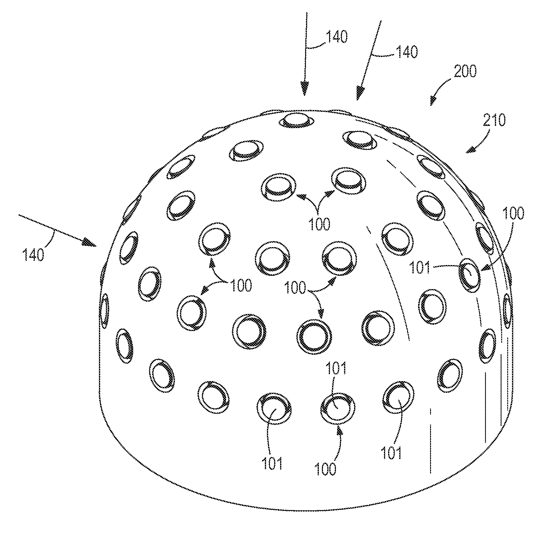 IR sensor with increased surface area