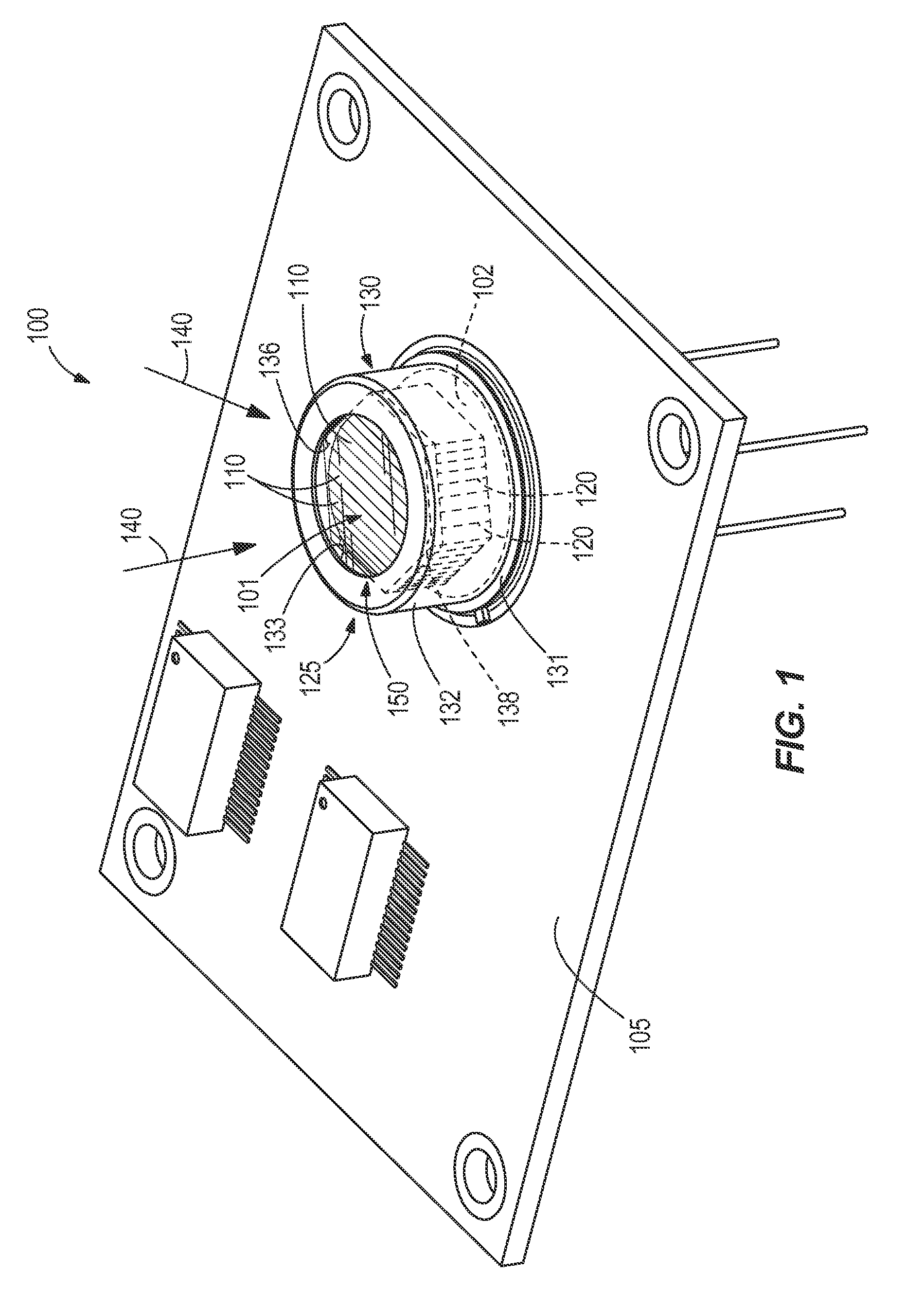 IR sensor with increased surface area