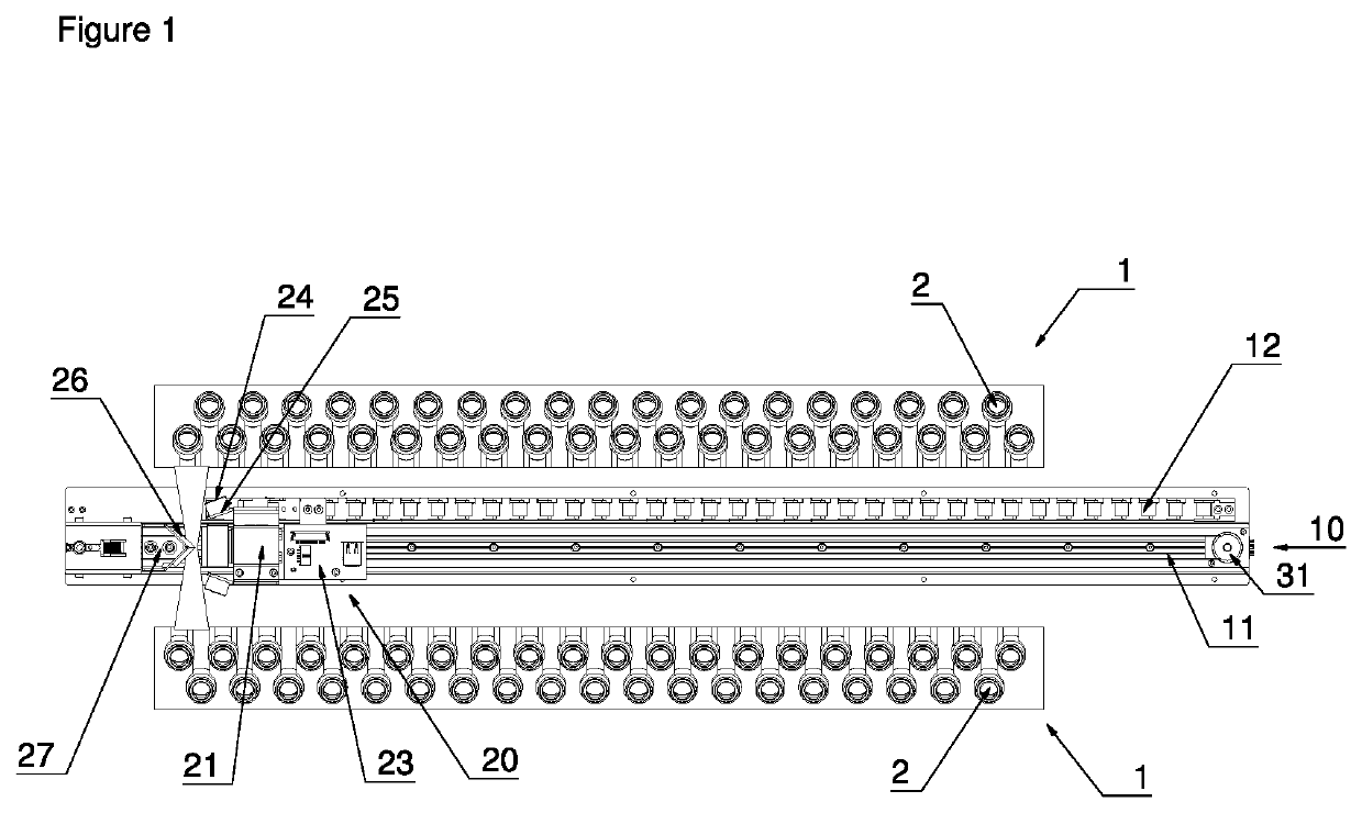 Scanning device and method for use in an automated analyser