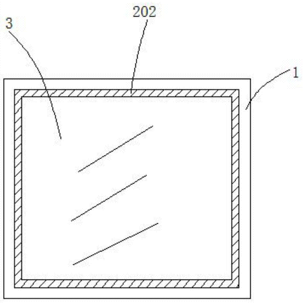 Glass window with telescopic device