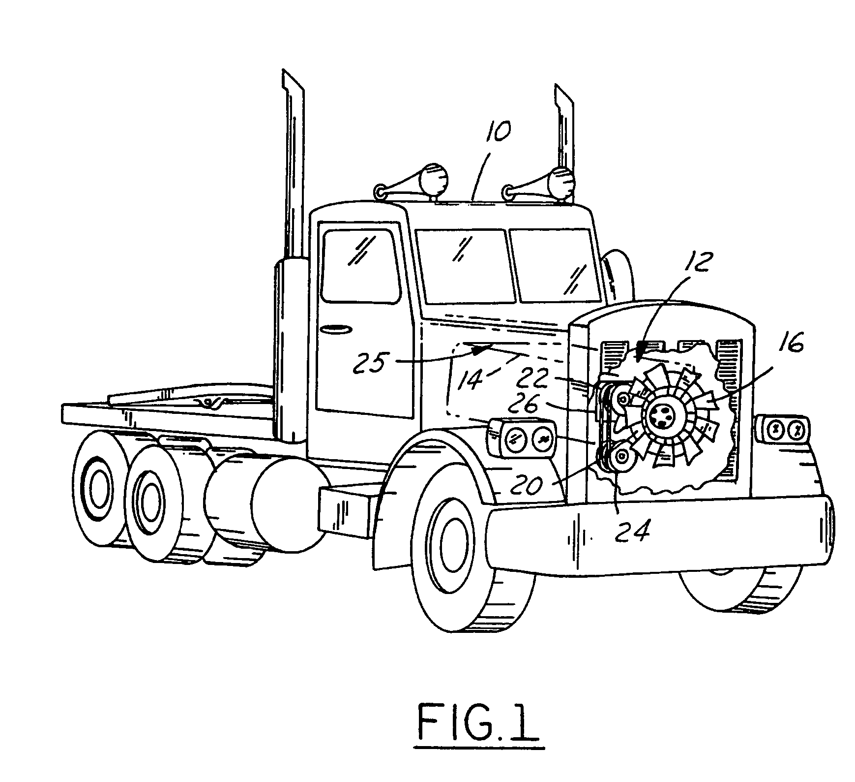 Hydraulic controlled fan clutch with integral cooling