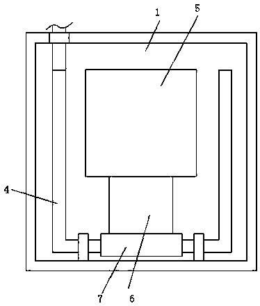 Computer network assembly control box cooling mechanism