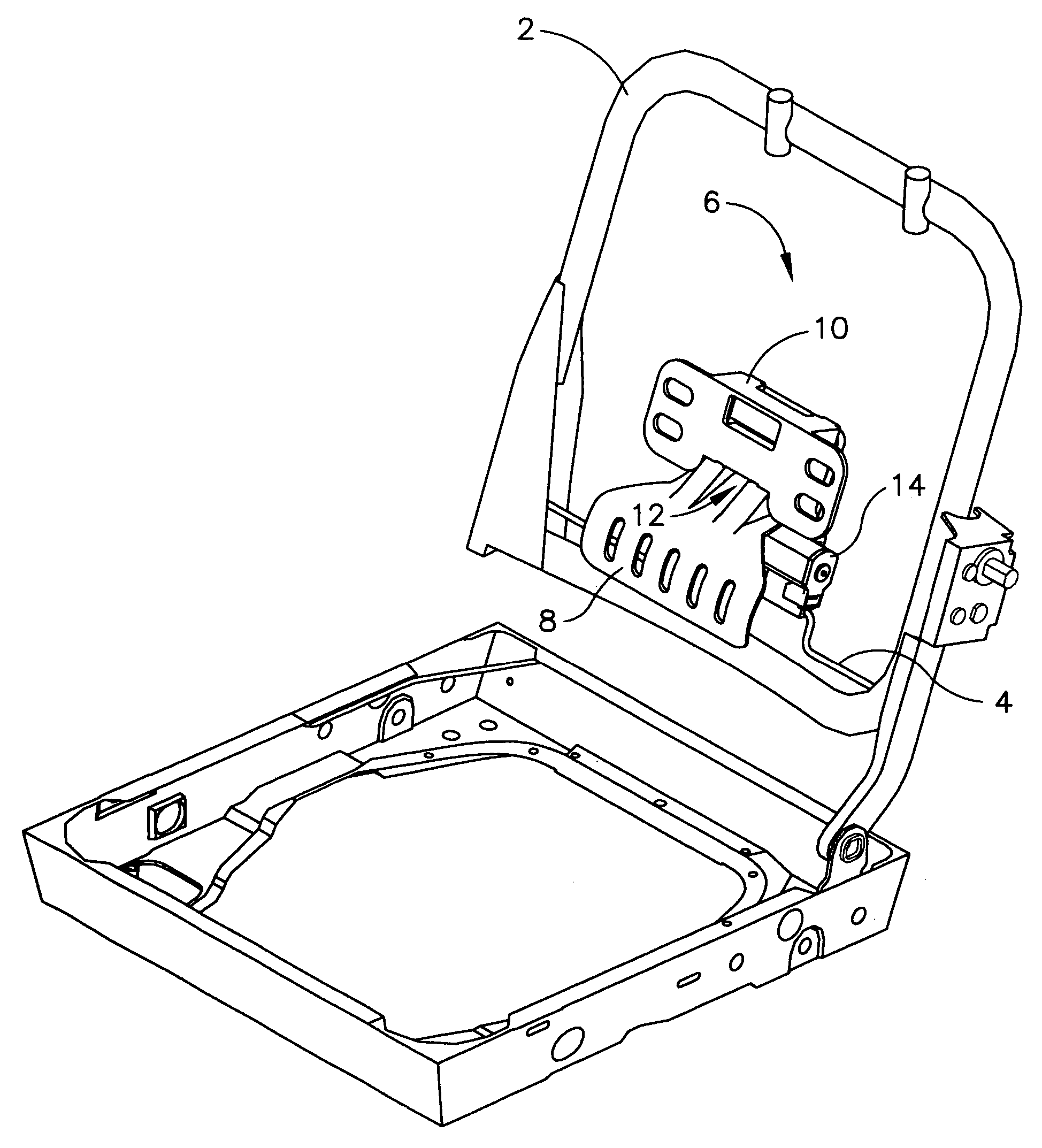 Universal ergonomic support with self-contained actuator