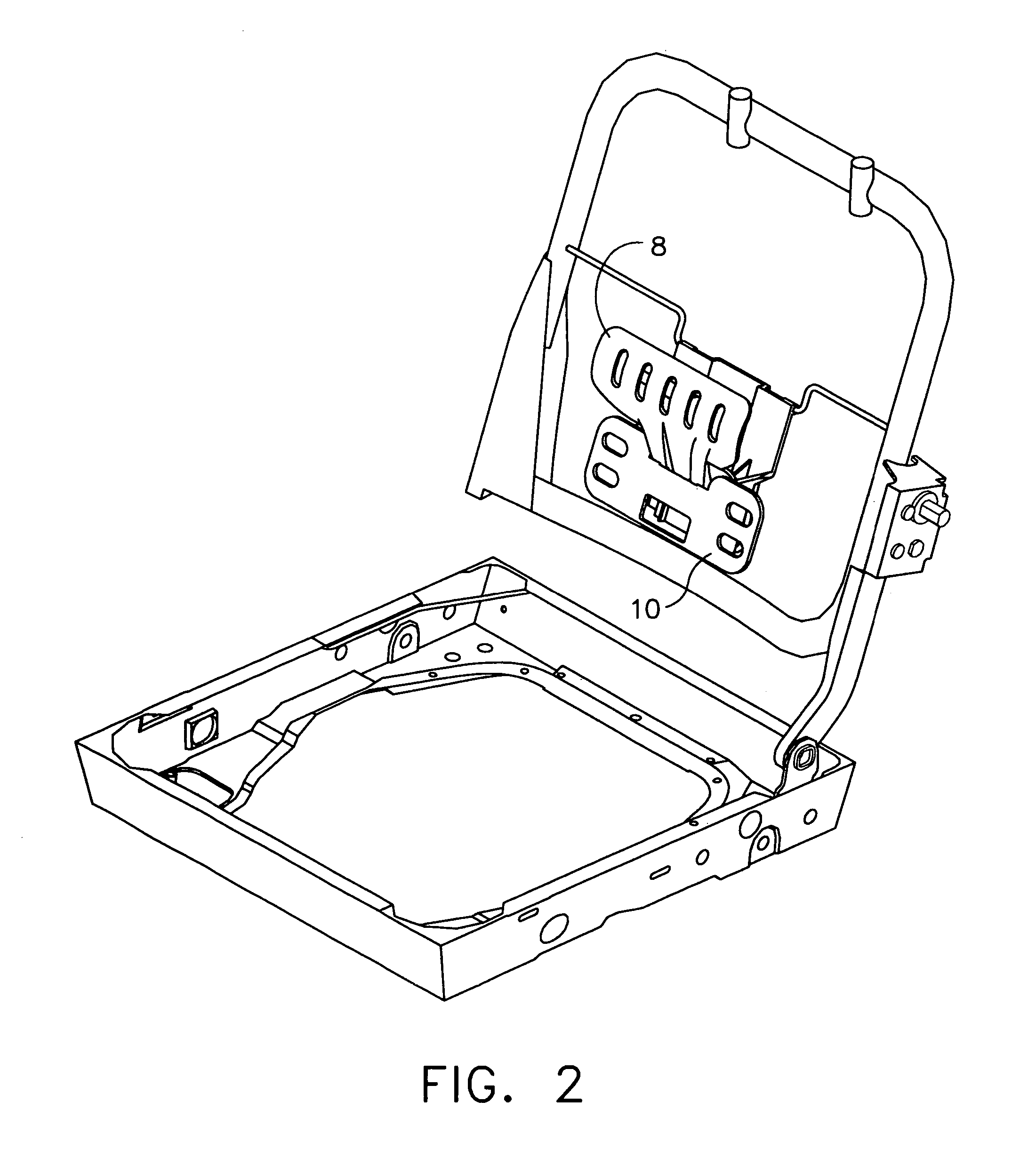 Universal ergonomic support with self-contained actuator