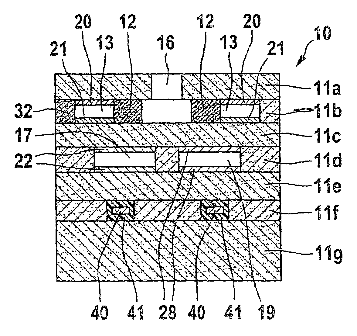 Sensor element of a gas sensor