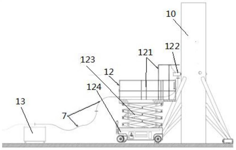 Adaptive design without service tower and oscillating bar for low-temperature rocket power system