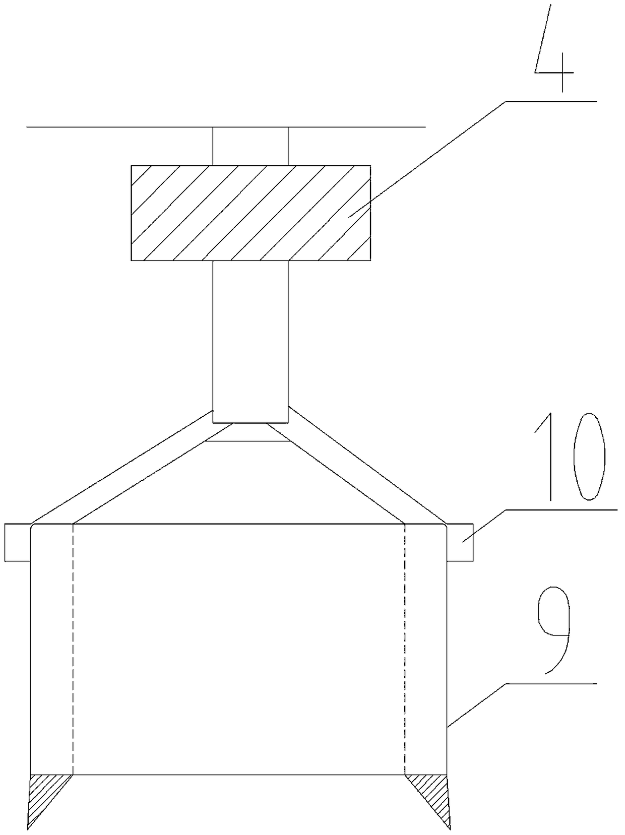 An integrated machine for pile foundation casing embedding and pile hole drilling