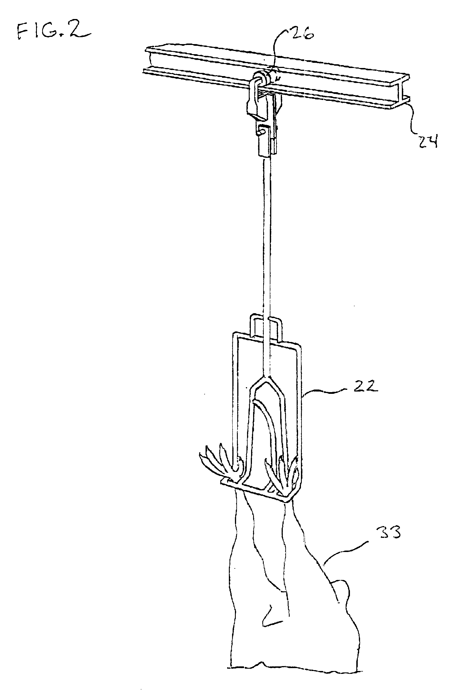 System for harvesting animal parts