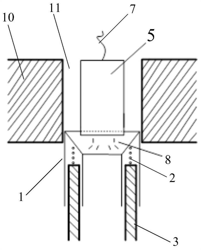 Strong gasflow sealing assembly based on lightning protection and arc extinguishing