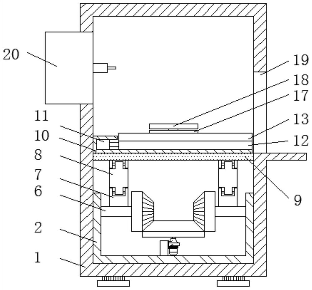 A surface anti-rust treatment device for metal parts production