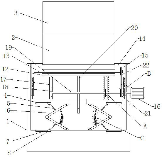 Device for eliminating bubble vibration for casting mold