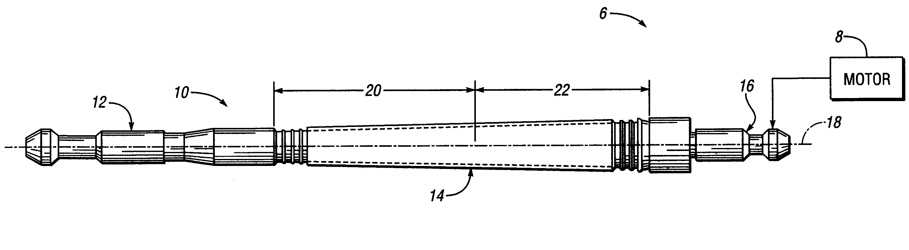 Broaching apparatus and method for producing a gear member with tapered gear teeth