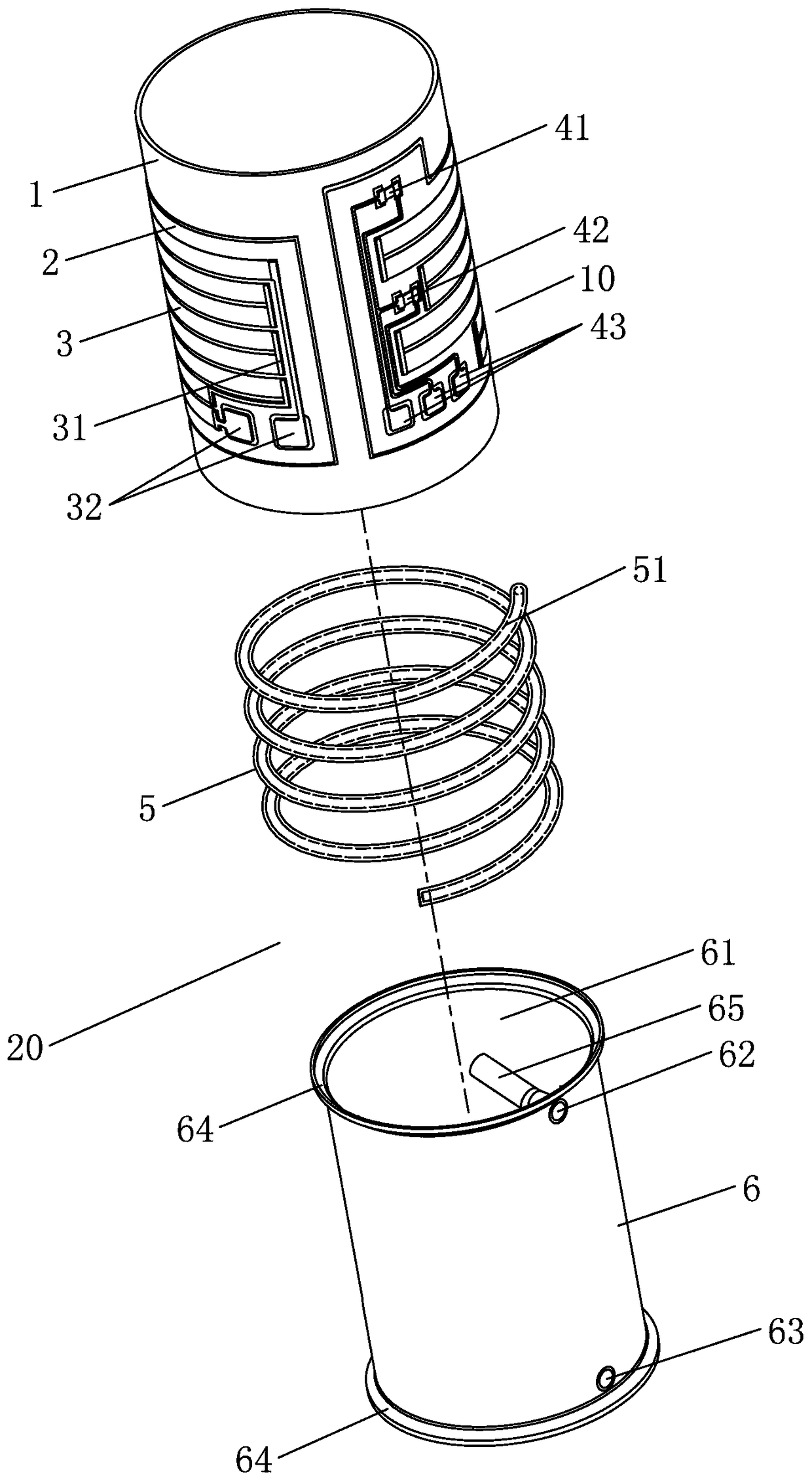 device for heating liquids