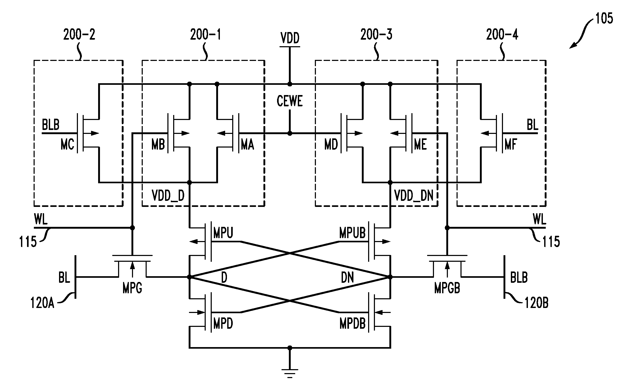 Memory Device Having Memory Cells with Enhanced Low Voltage Write Capability