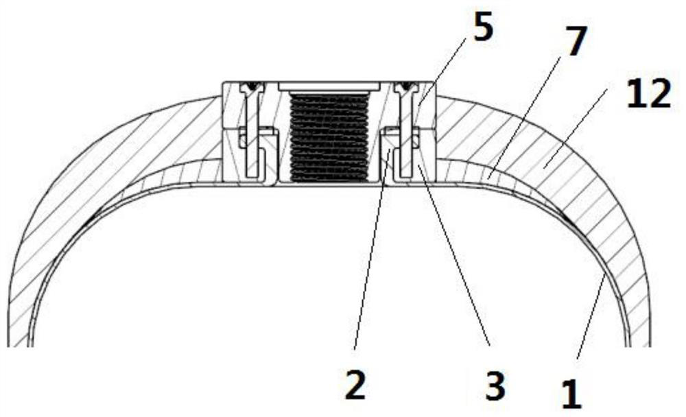 A high-pressure composite gas cylinder