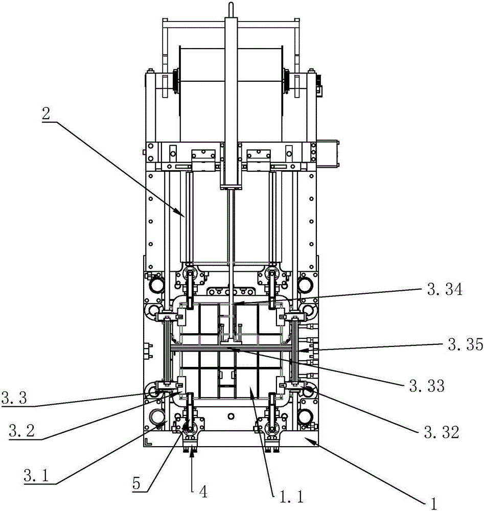 Injection mold for net rack