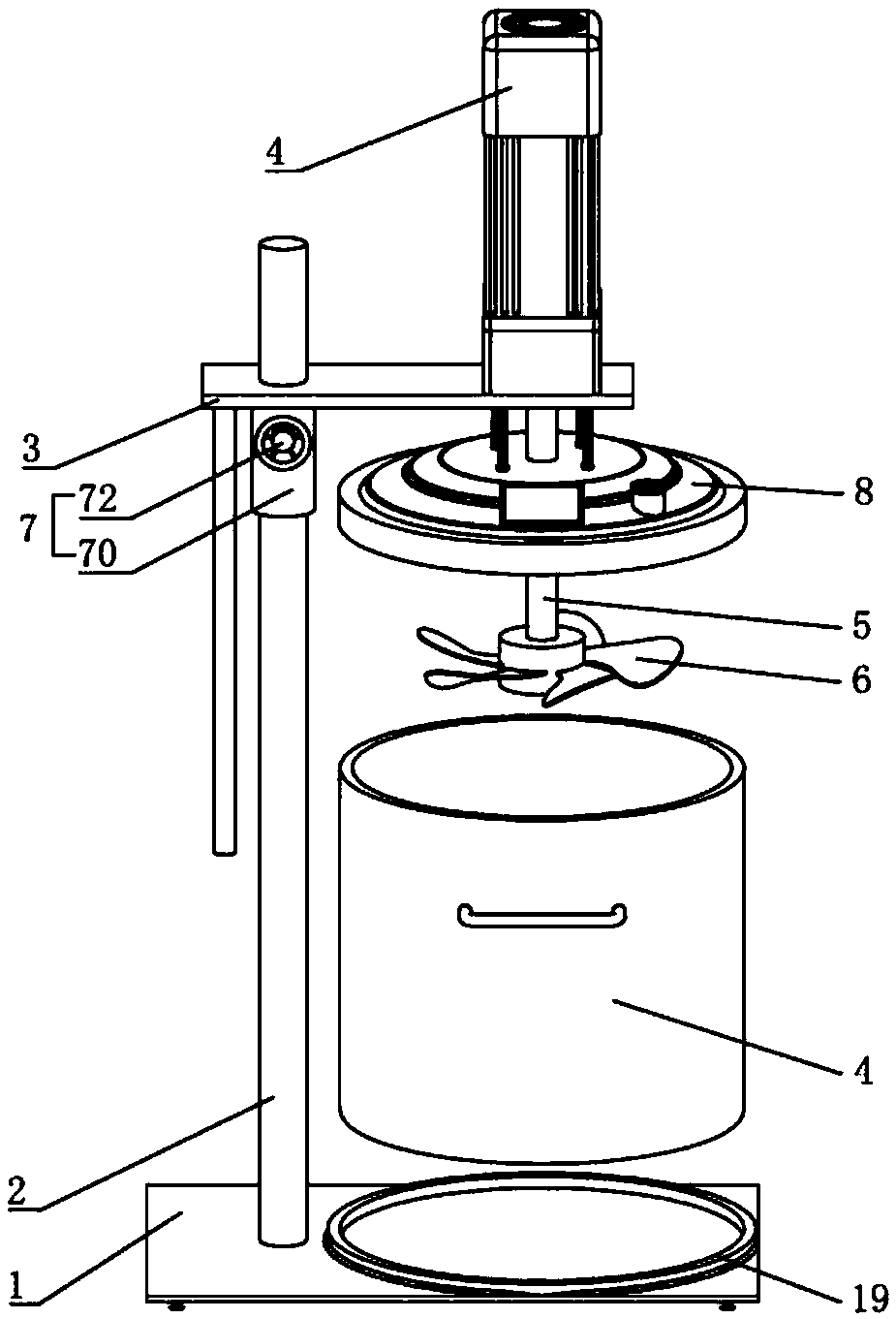 Novel dustproof dispersion machine