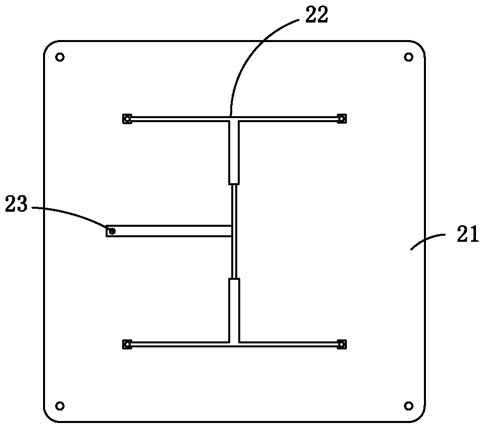 RFID (Radio Frequency Identification) high-gain circularly polarized microstrip antenna array