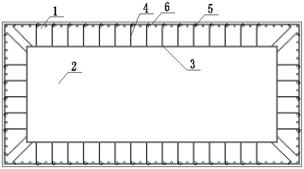 Steel-concrete composite structure pier suitable for high-intensity area and construction method of steel-concrete composite structure pier