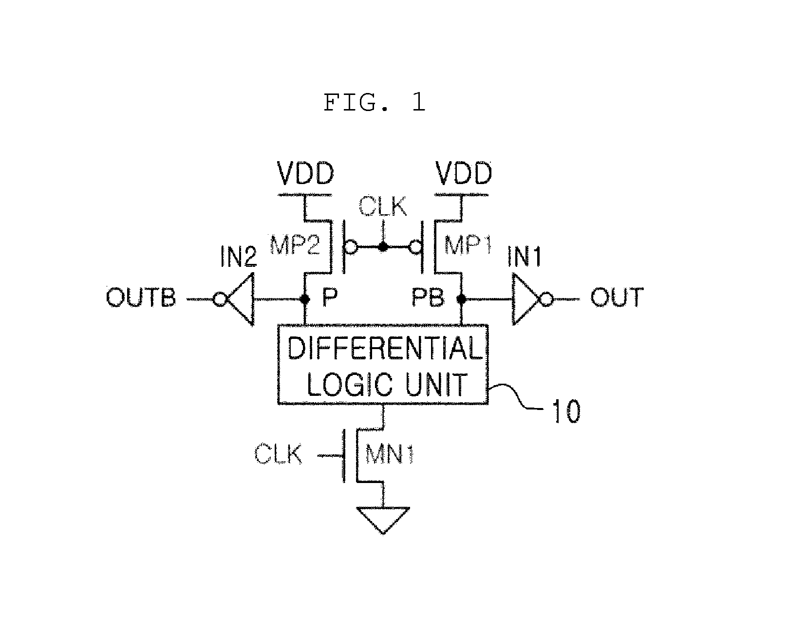 CMOS differential logic circuit using voltage boosting technique