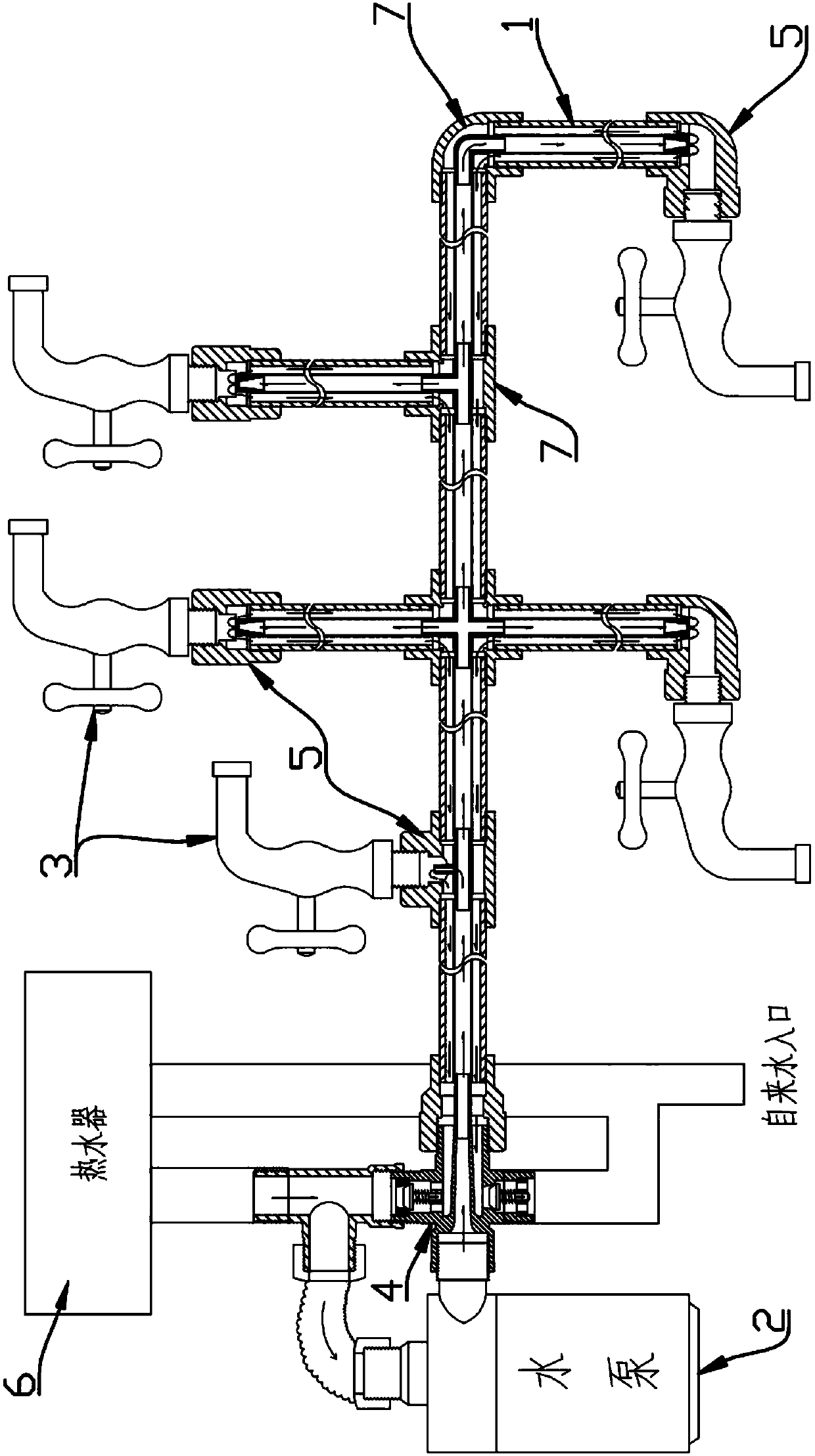 Hot water circulation system