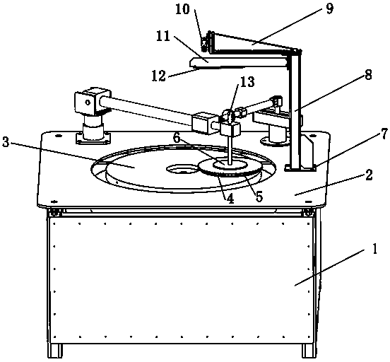 Device and method for predicting removal effect of grinding and polishing processing process in real time