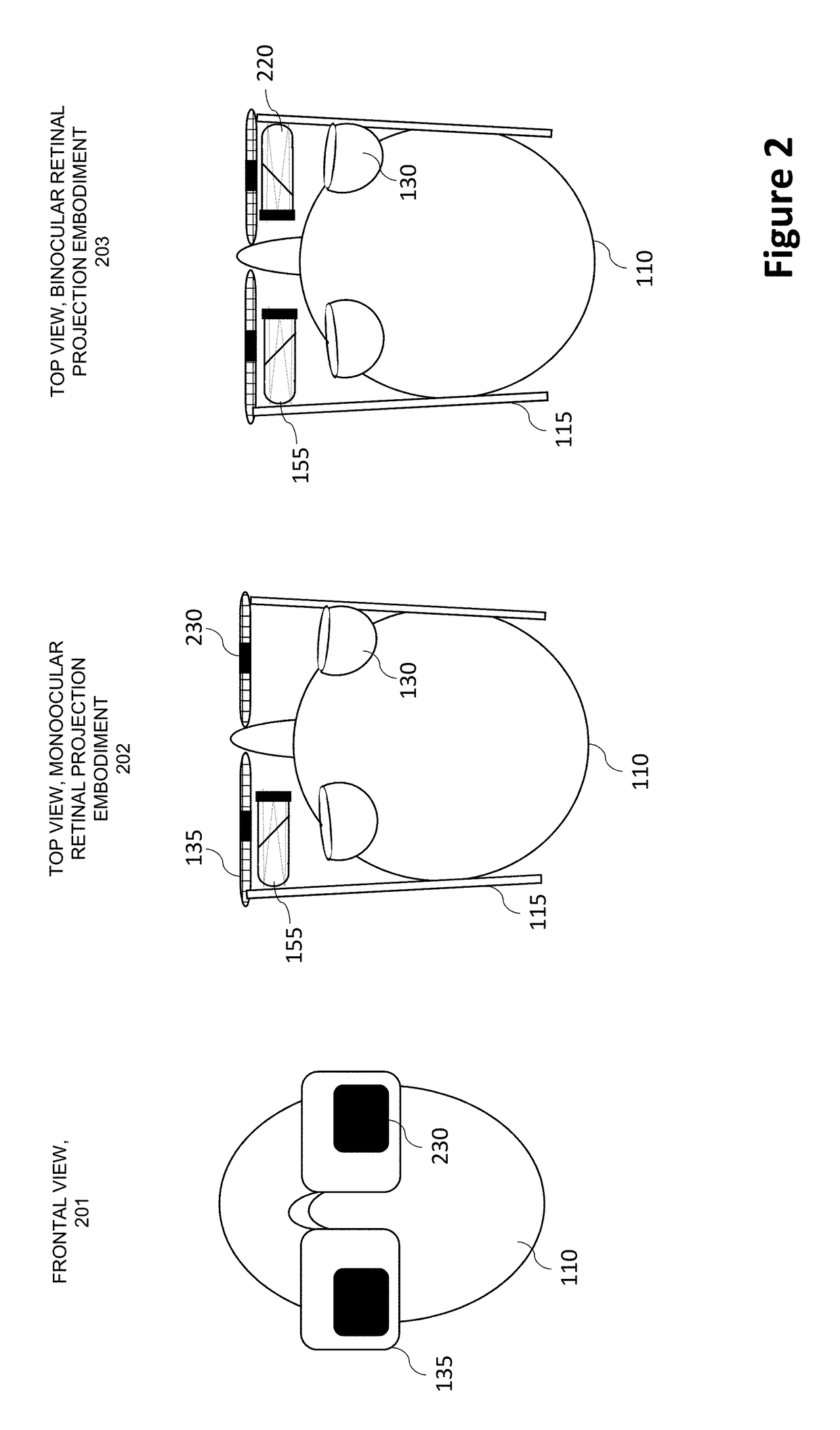 Apparatus und method for rendering a virtual monitor on smart ophthalmic devices in augmented reality environments