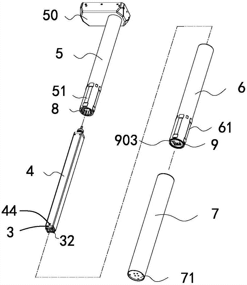 Lifting stand column