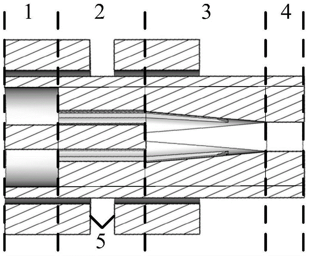 A compact relativistic magnetron with te10 output mode