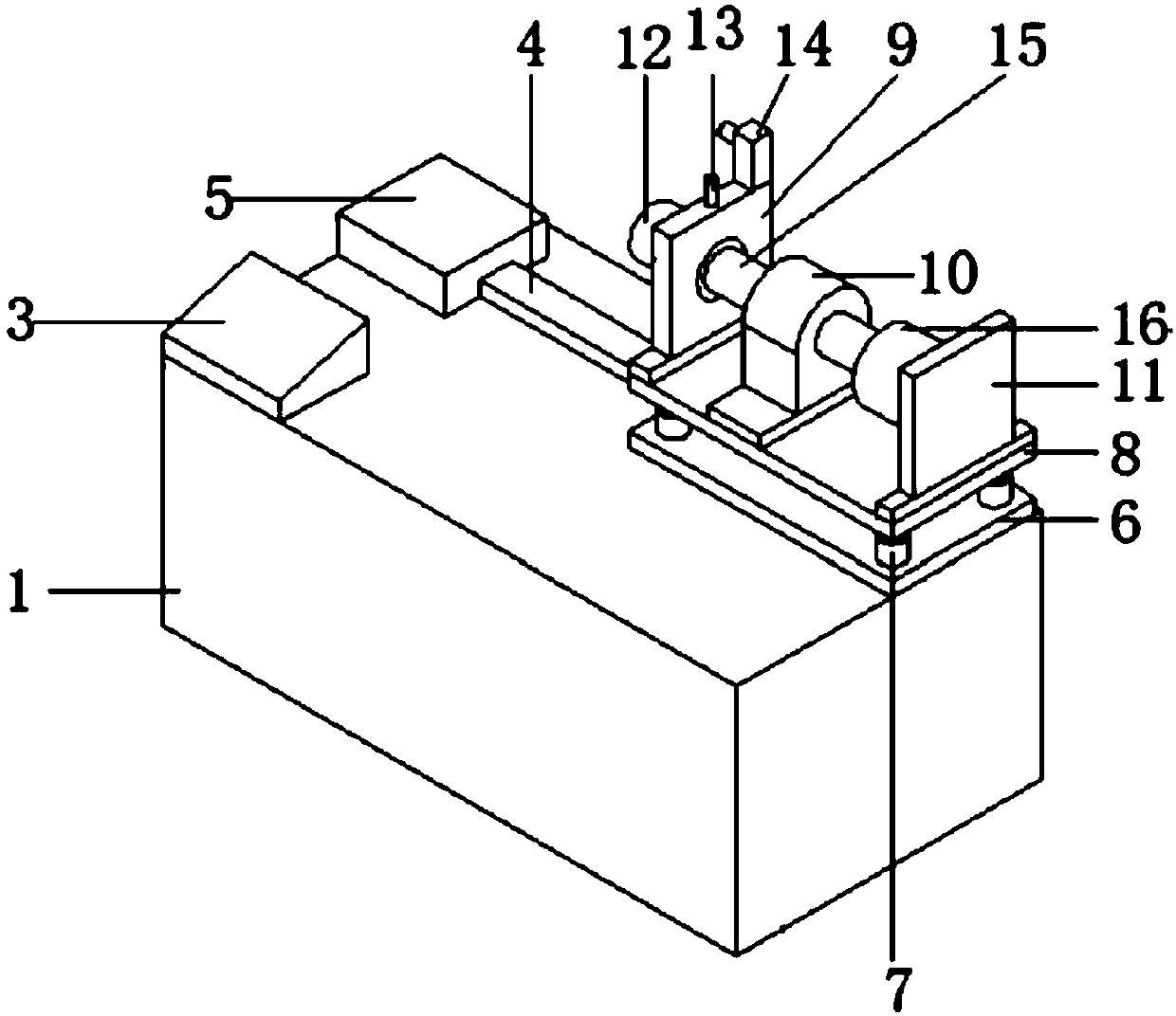 Multifunctional motor test table for different models