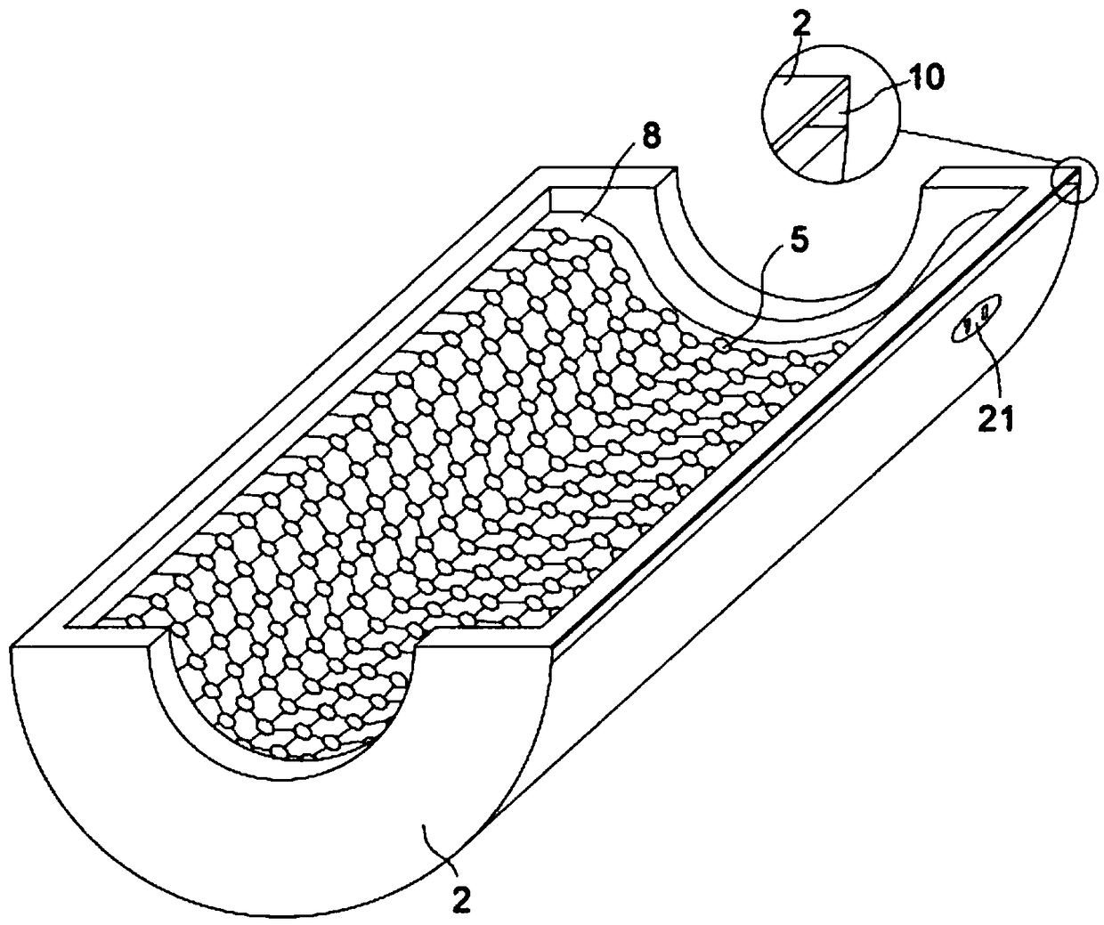 Combined type leg massage physiotherapy device