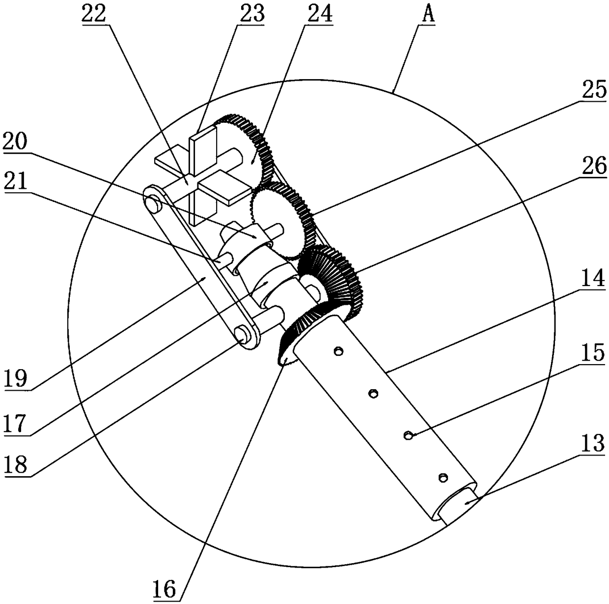 Agricultural crop irrigation device