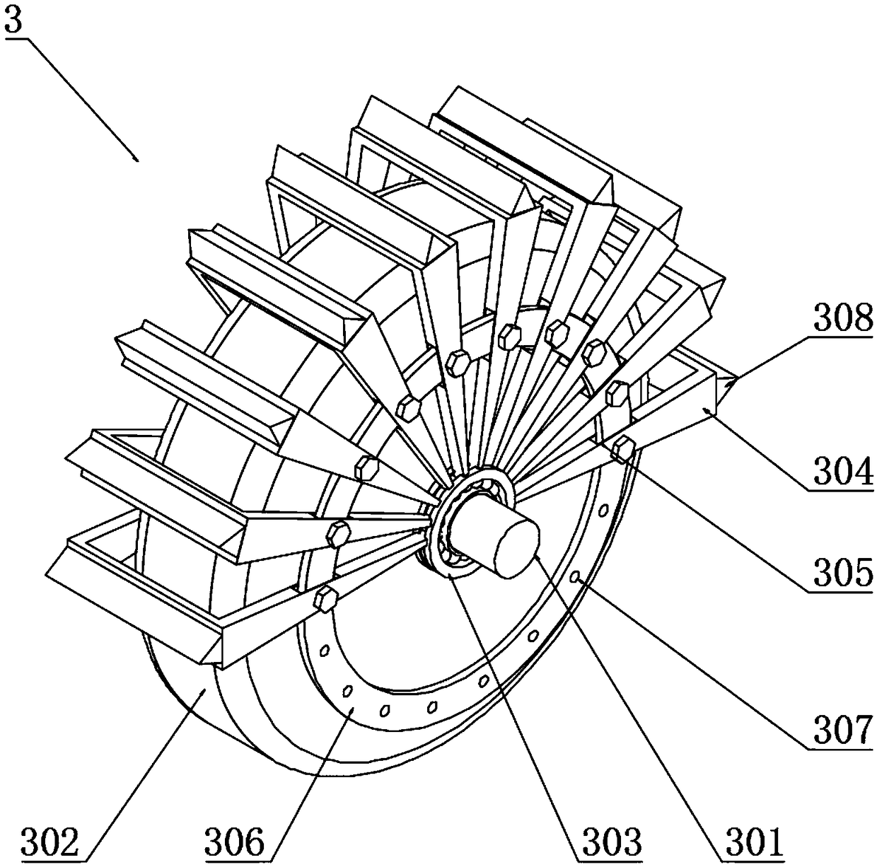 Agricultural crop irrigation device