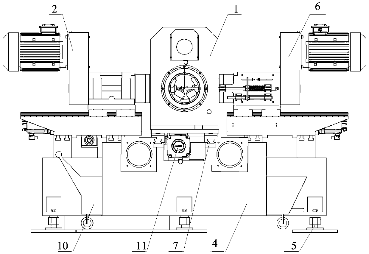 Pipe blind hole-based drilling and milling machine tool capable of realizing multi-station machining