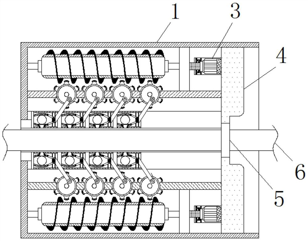 Device for enabling wire and cable to be coated more quickly by using temperature difference