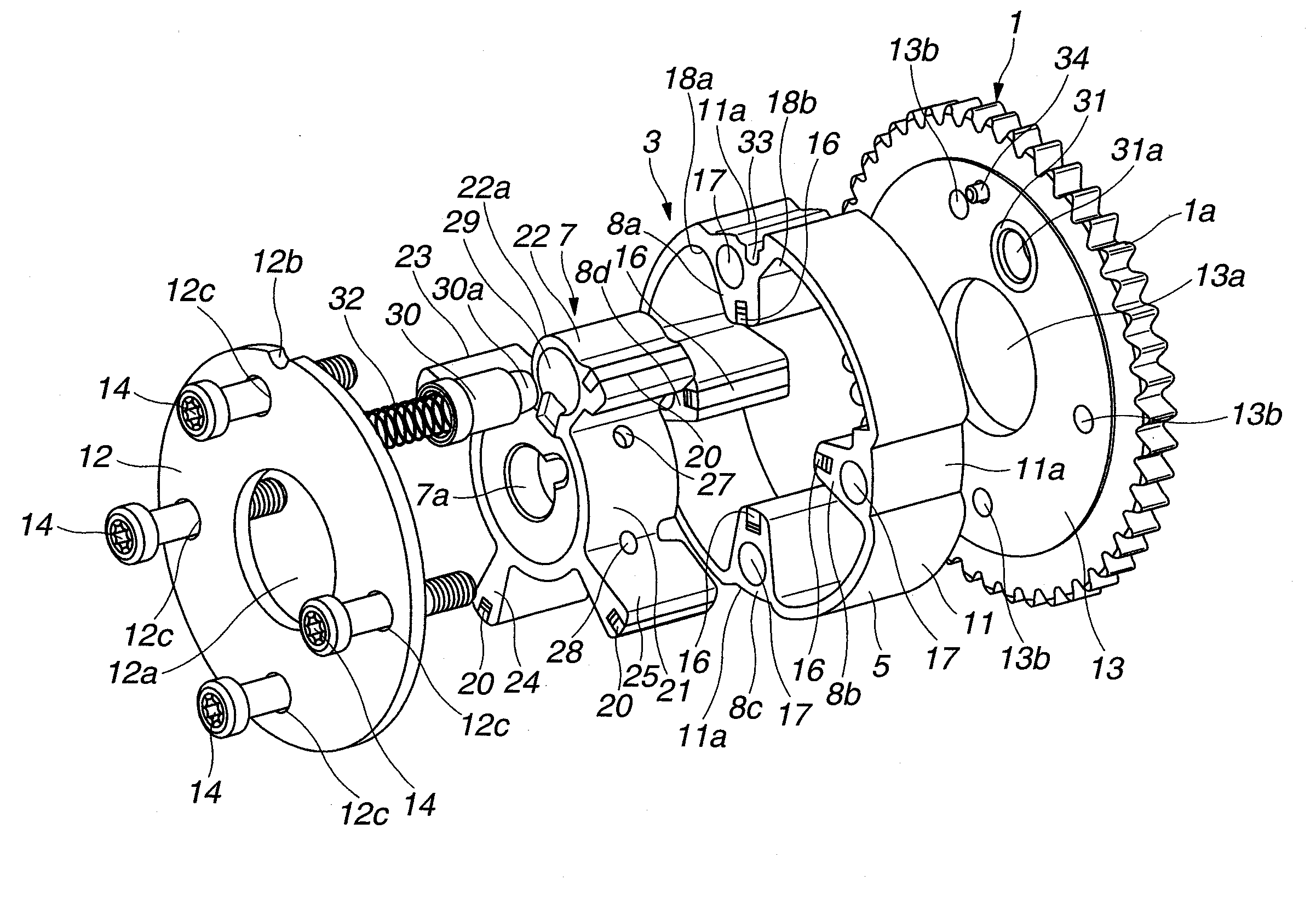 Variable valve timing control apparatus of internal combustion engine