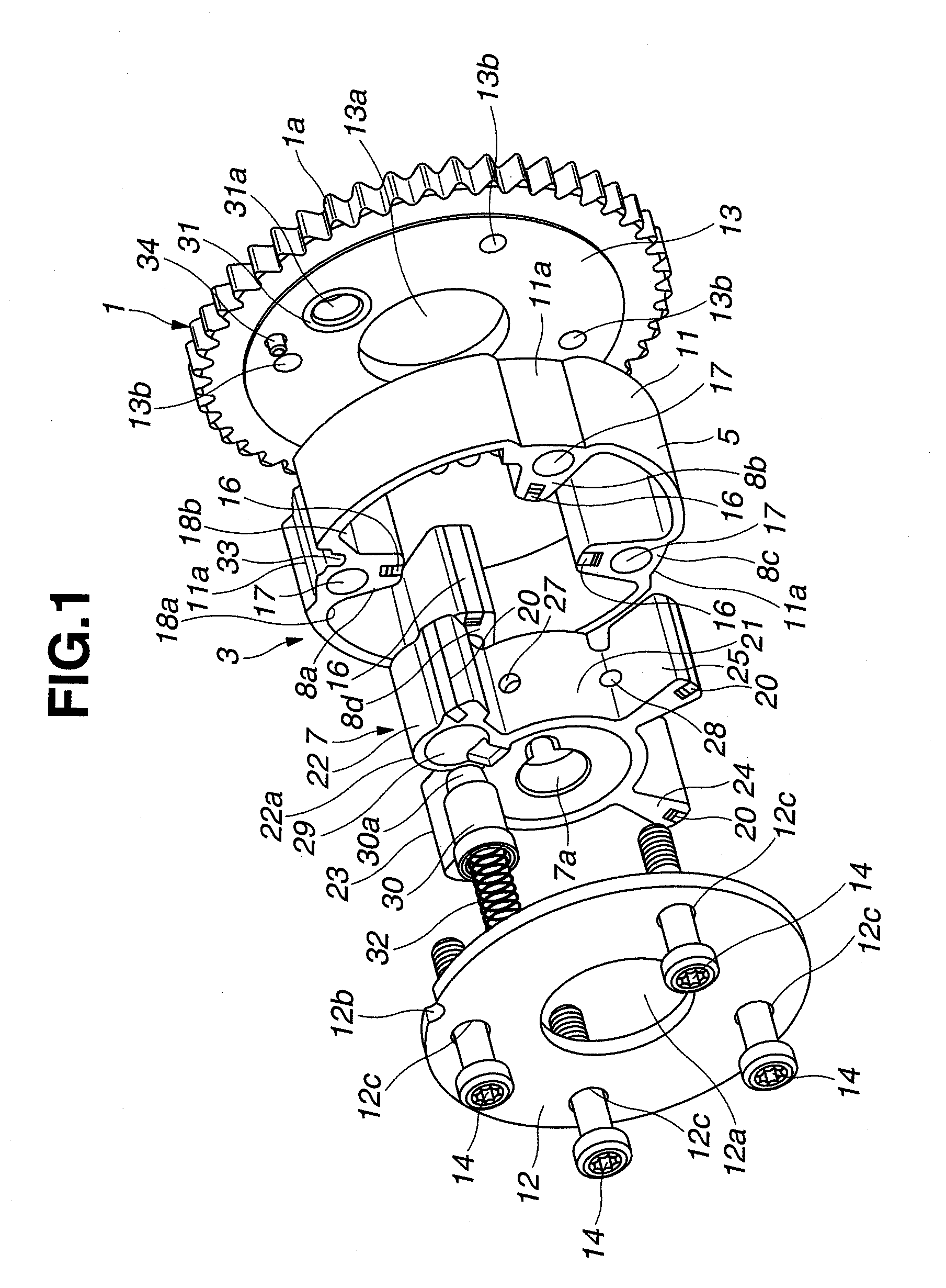 Variable valve timing control apparatus of internal combustion engine