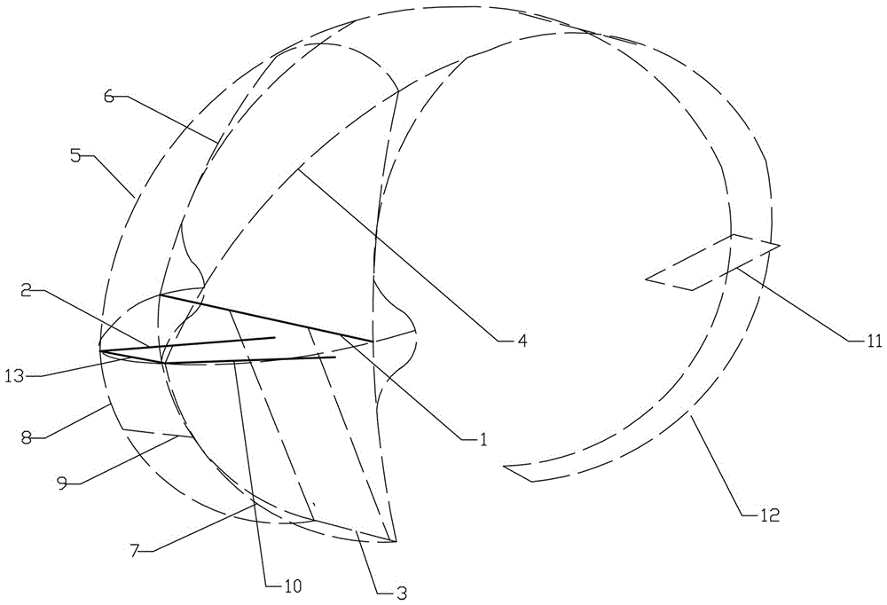 Independent safety frame for semi-closed shell of two-wheeled motor vehicle