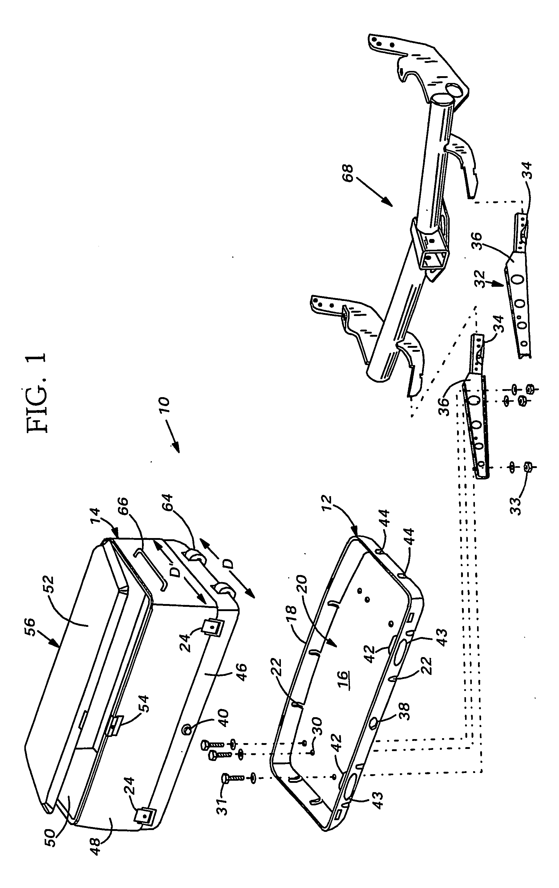 Modular cargo carrier assembly