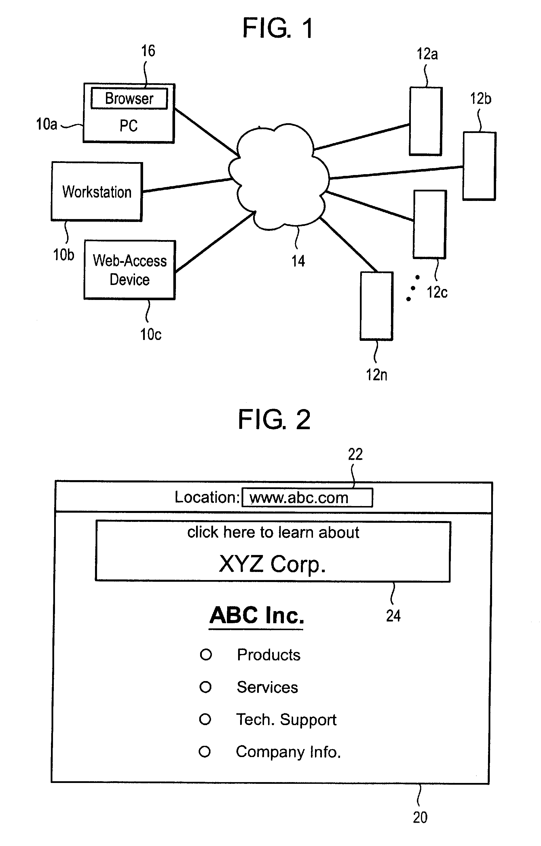 System and method of consistent internet web site banners that provide portal-like functionality