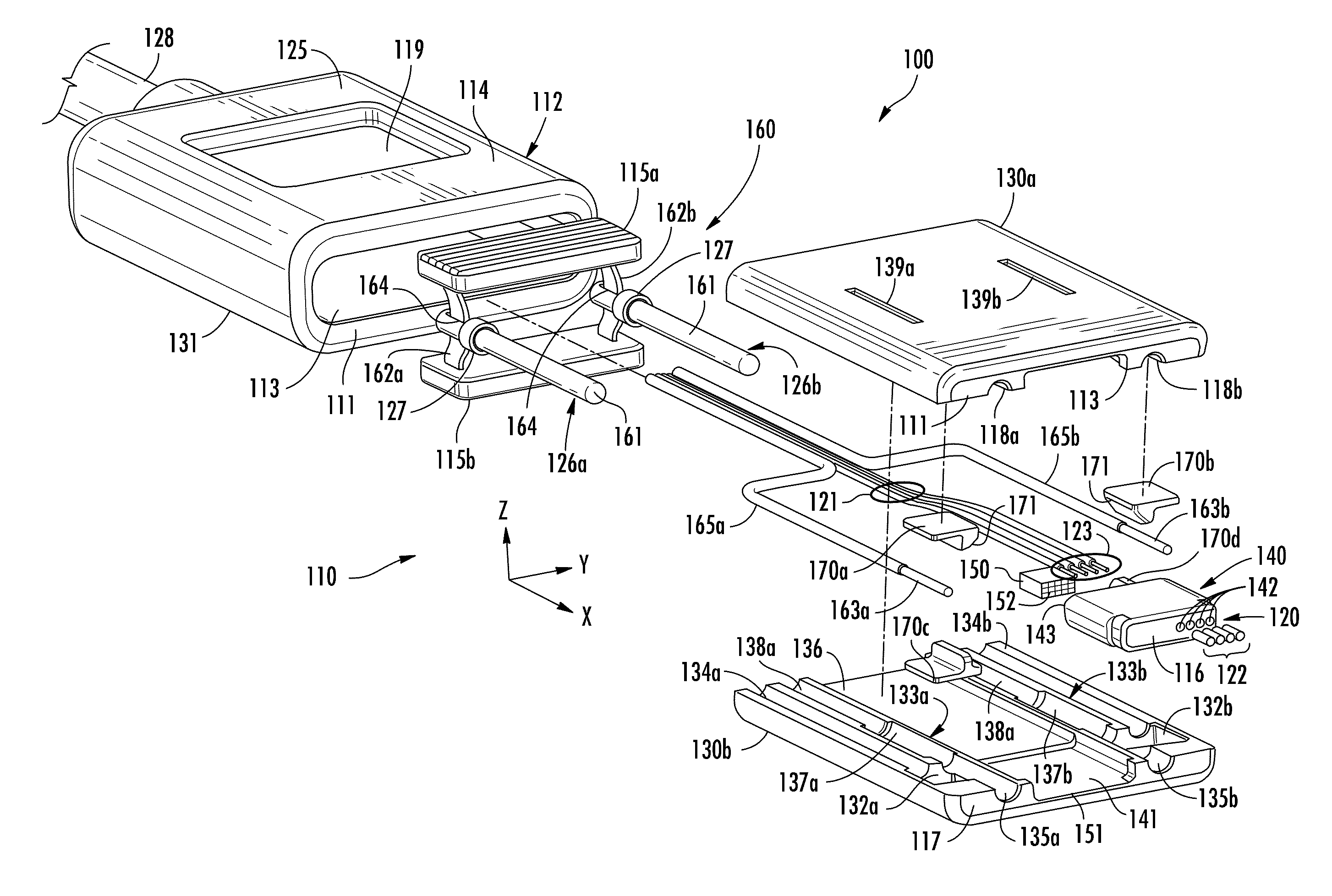 Optical connector assemblies having alignment components