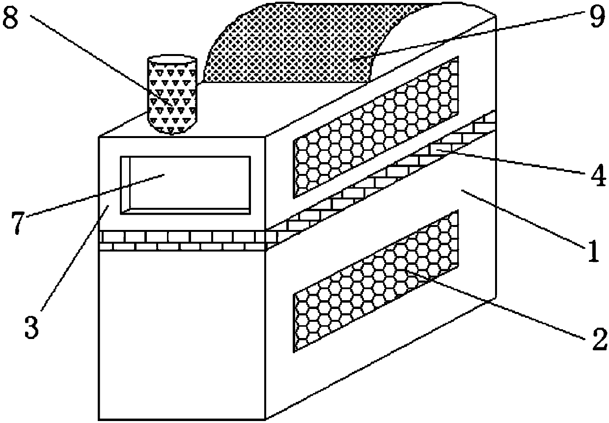 Computer water-cooling heat dissipation leakage-proof apparatus