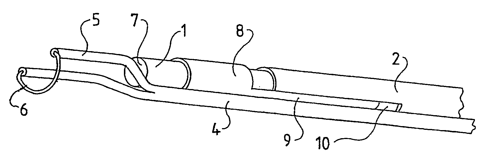 Urological resectoscope having a non-rotating instrument support