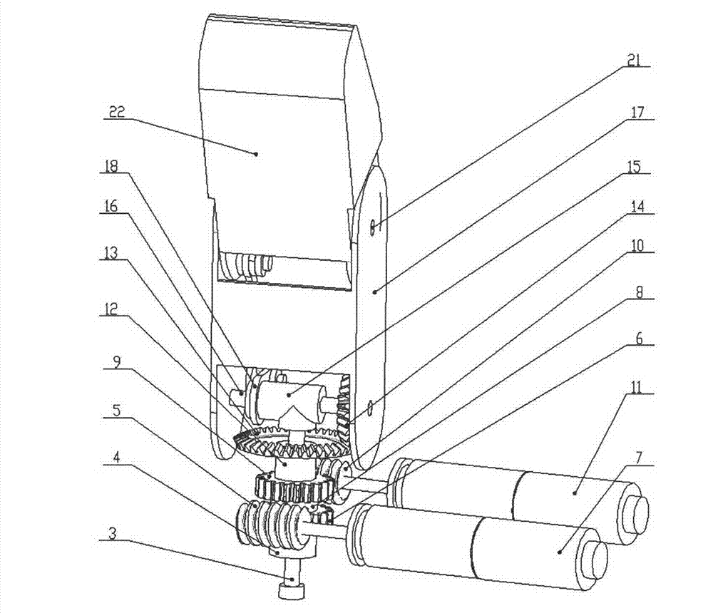 Thumb mechanism of artificial hand